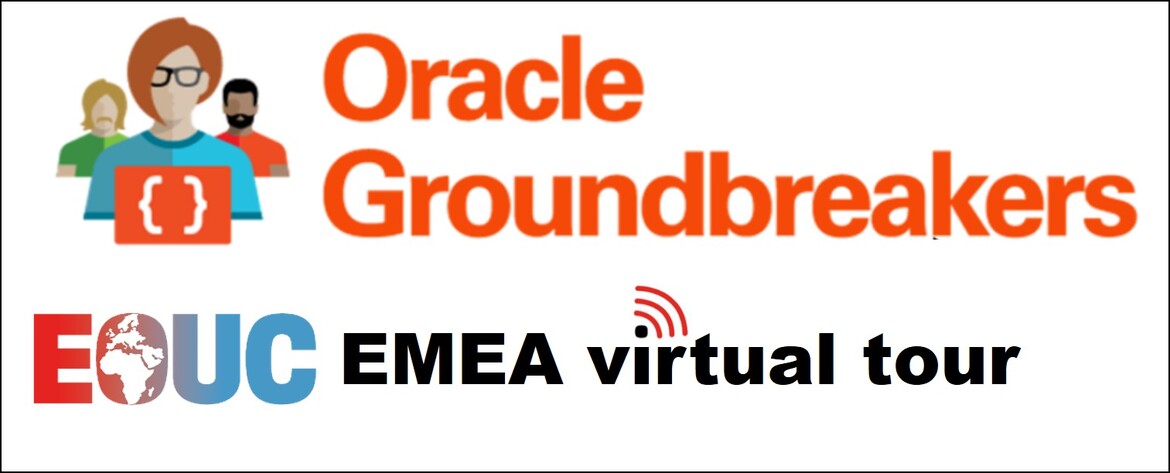 Oracle Groundbreakers EMEA Virtual Tour EMEA